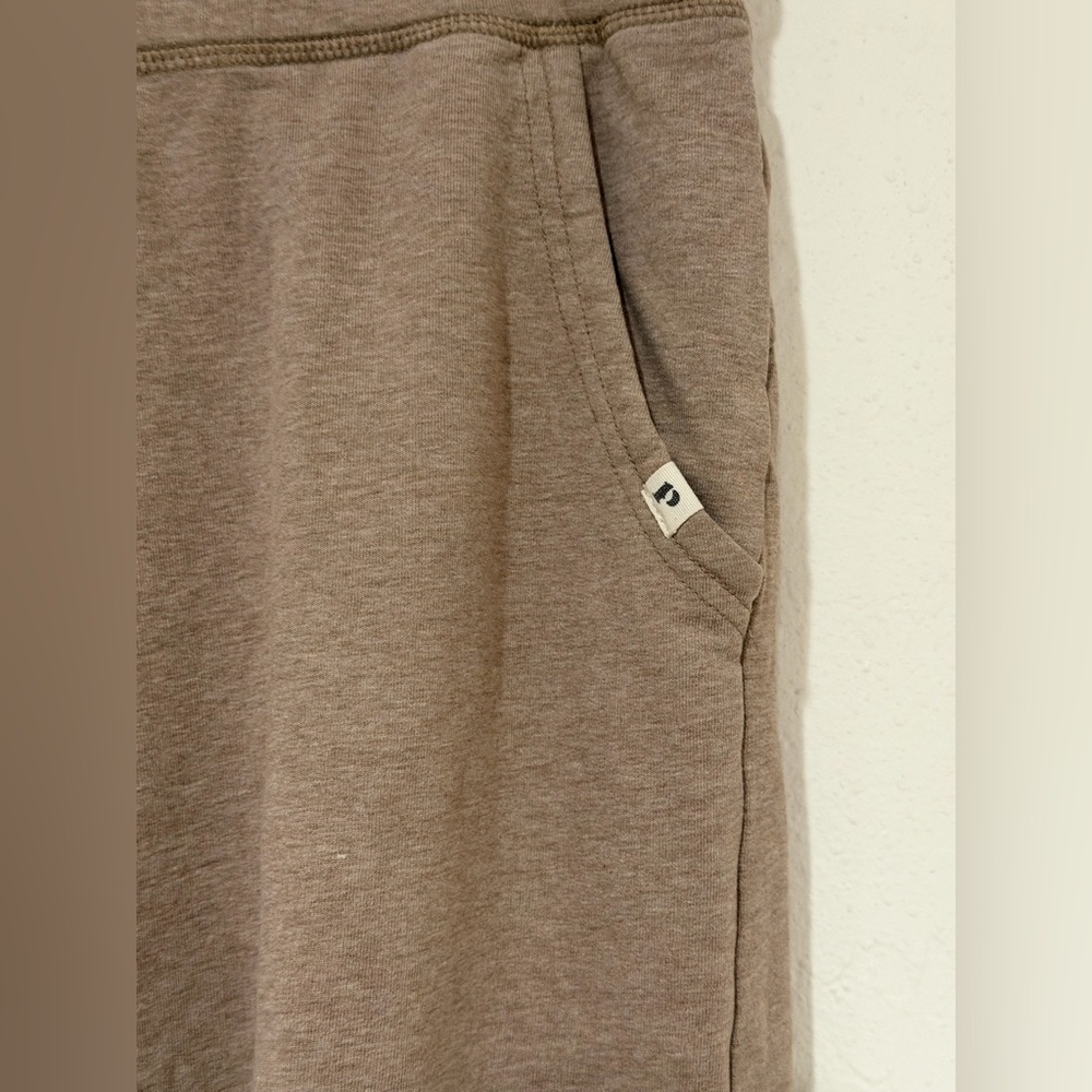 Pact Women's Taupe Organic Cotton Jogger Pants size M - Picture 4 of 8
